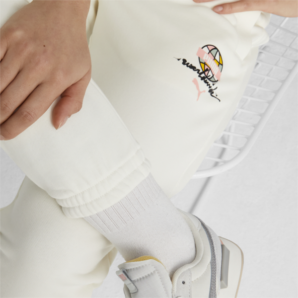 Pantalones deportivos para mujer Sportswear by PUMA, Warm White, large-ARG