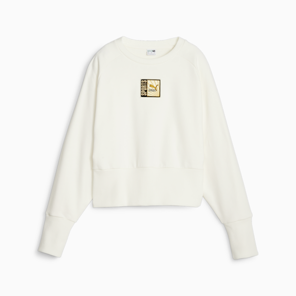 Classics Women's Sweatshirt, Warm White, large-ZAF