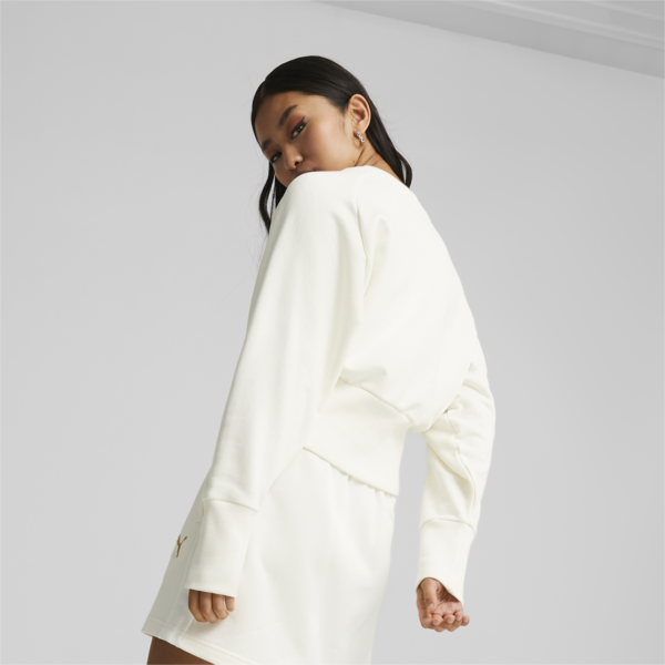 Classics Women's Sweatshirt, Warm White, large-ZAF
