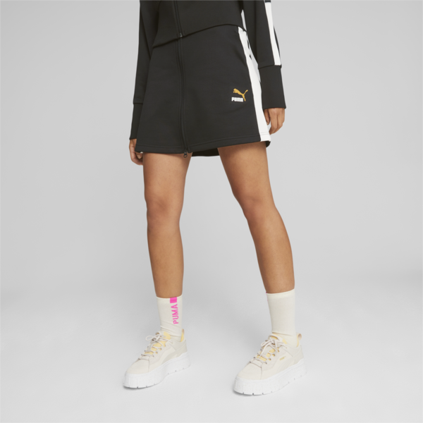 Pollera T7 Forward History para mujer, PUMA Black, large-ARG