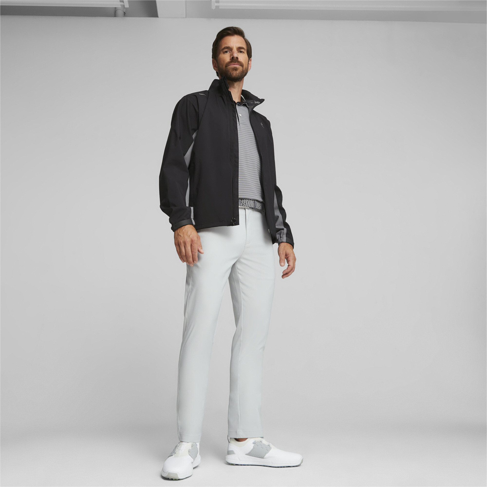 PUMA DRYLBL golfregenjack voor Heren, Zwart, Maat 3XL thumbnail 4