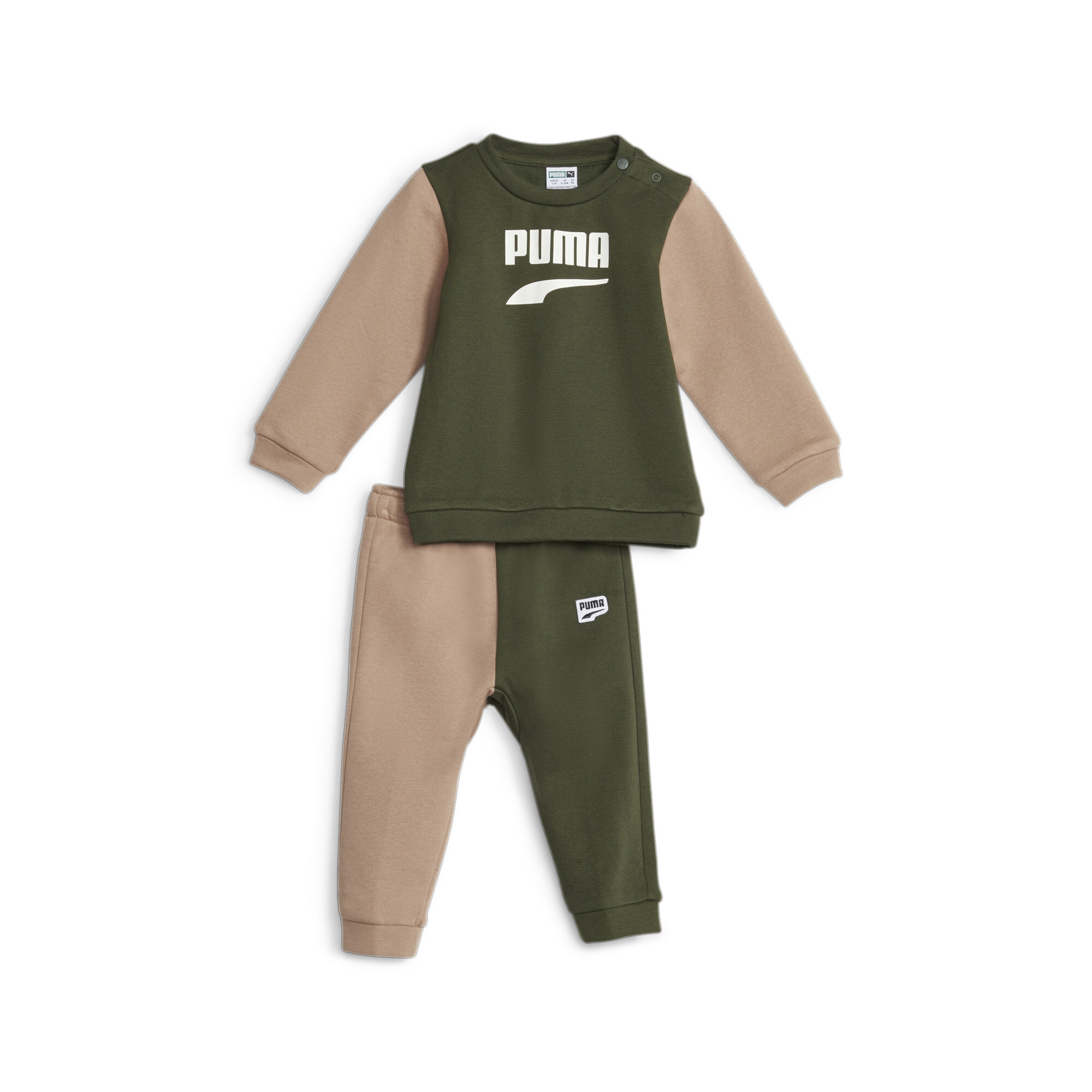 Puma Minicats Downtown Toddlers' Set, Green, Size 2-4M, Clothing