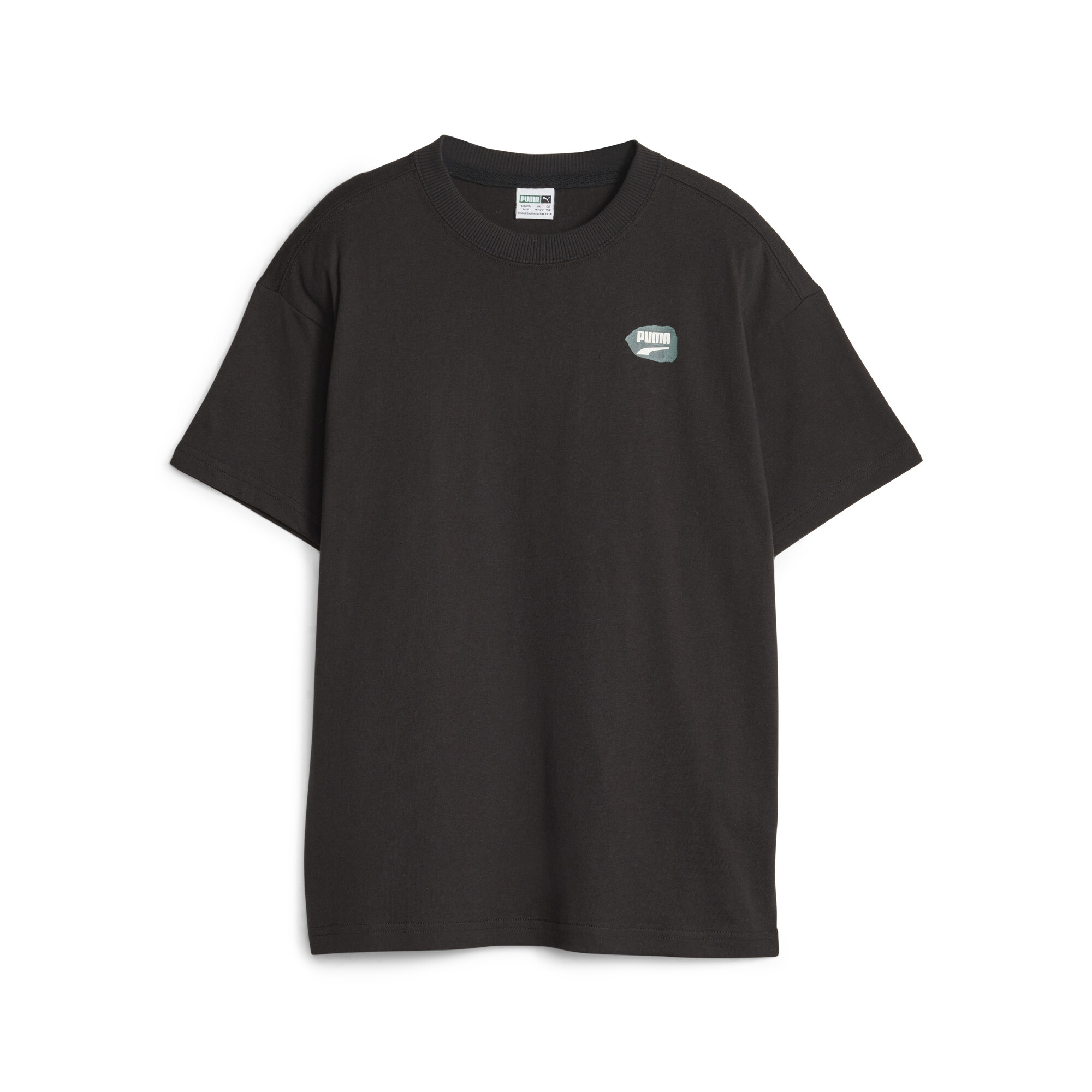 PUMA Downtown Kids Graphic T-Shirt in Black Size M 20$