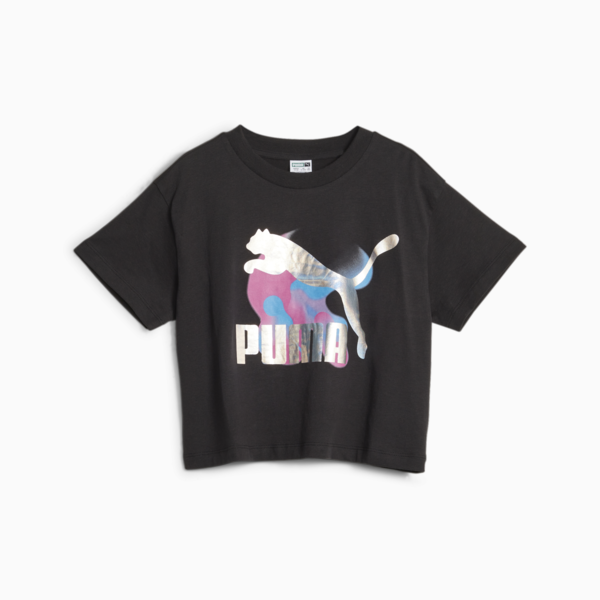 Classics Cosmic Girl Youth Tee, PUMA Black, large-ZAF