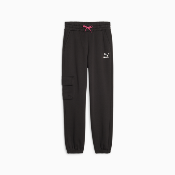 Classics Cosmic Girl Youth Sweatpants, PUMA Black, large-ZAF