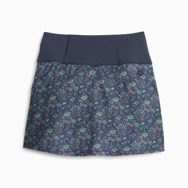 PUMA x LIBERTY Women's Golf Skirt, Navy Blazer, large-ZAF