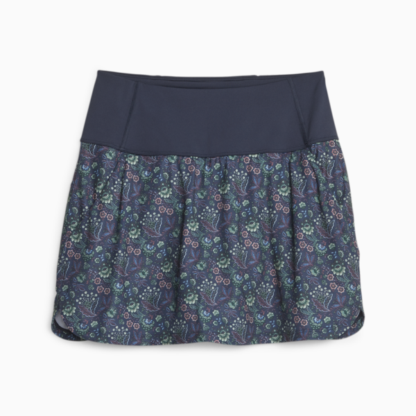 PUMA x LIBERTY Women's Golf Skirt, Navy Blazer, large-ZAF