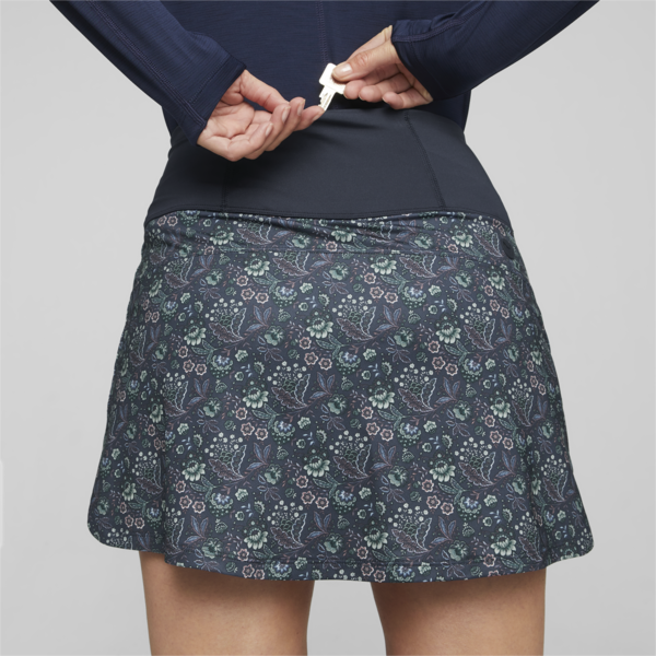 PUMA x LIBERTY Women's Golf Skirt, Navy Blazer, large-ZAF