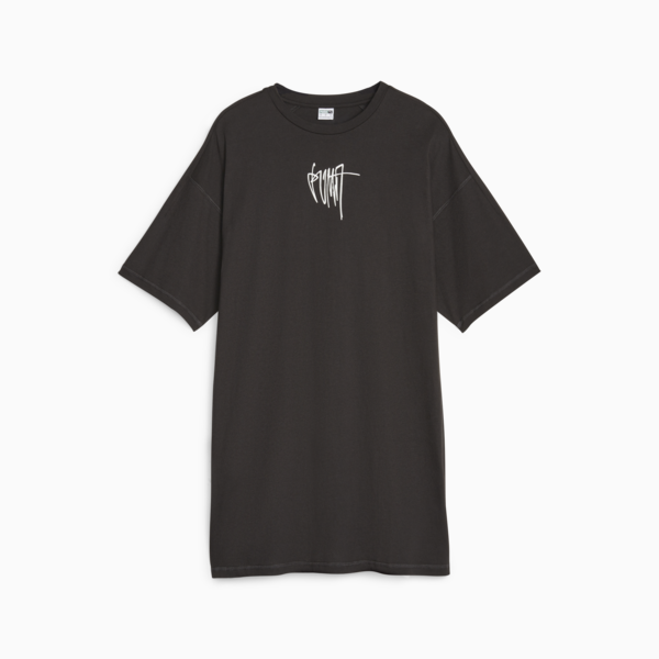 Classics Women's Tee Dress, PUMA Black, large-ZAF