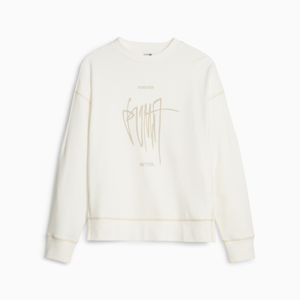Classics Women's Sweatshirt, Warm White, large-ZAF