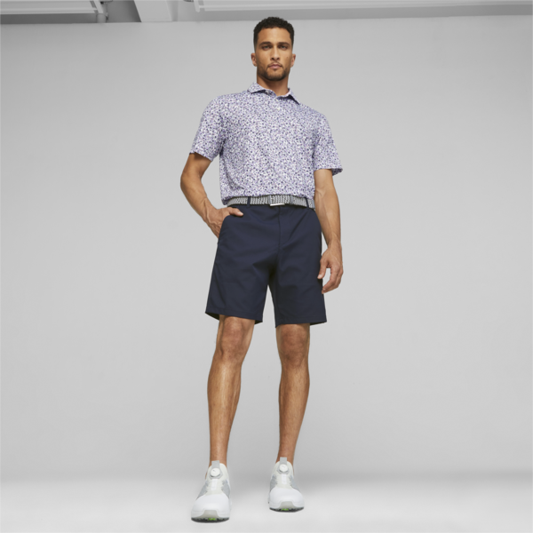 PUMA x ARNOLD PALMER Mixer Men's Golf Polo, White Glow-Pale Pink, large-ZAF