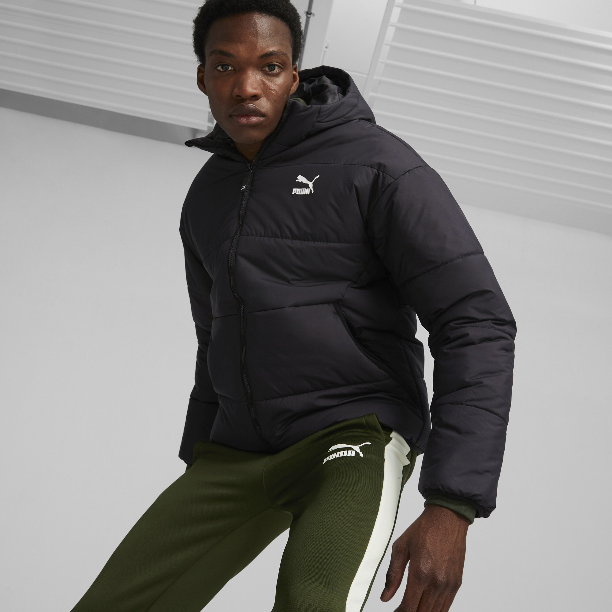 Puma padded jacket mens sale