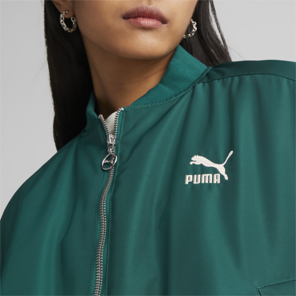 Chamarra de aviador T7 para mujer, Malachite, large-MEX