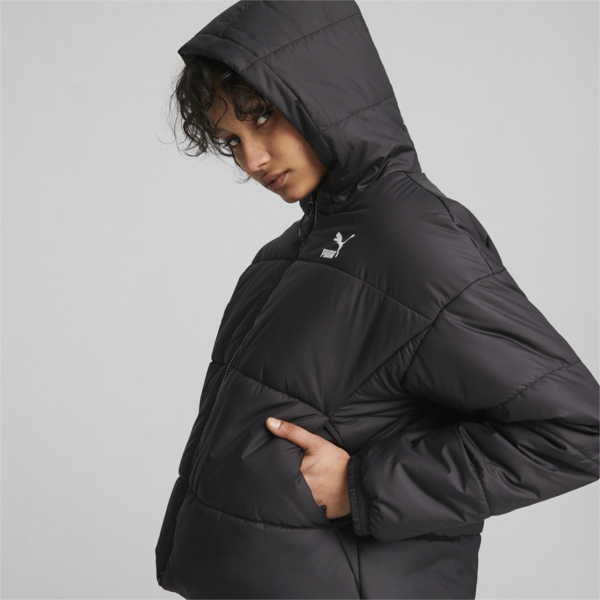 Campera Classics acolchada para mujer, PUMA Black, large-ARG
