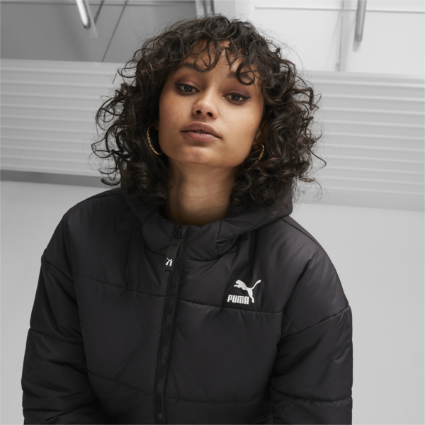 Campera Classics acolchada para mujer, PUMA Black, large-ARG