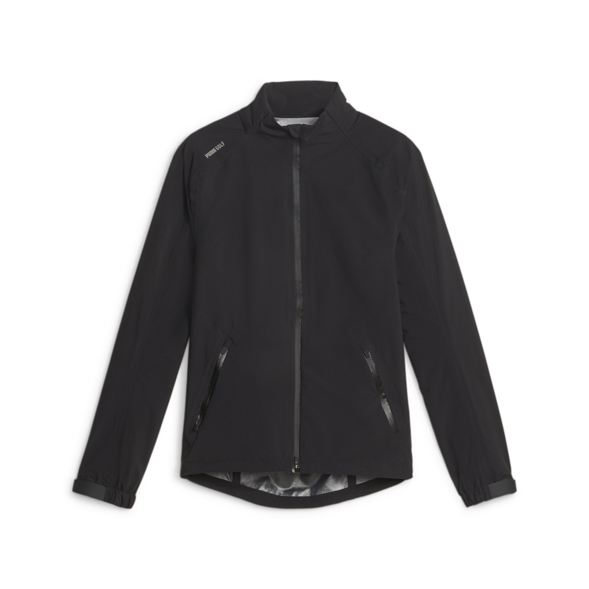 Women's Puma DRYLBL's Golf Rain Jacket, Black, Size XL, Clothing