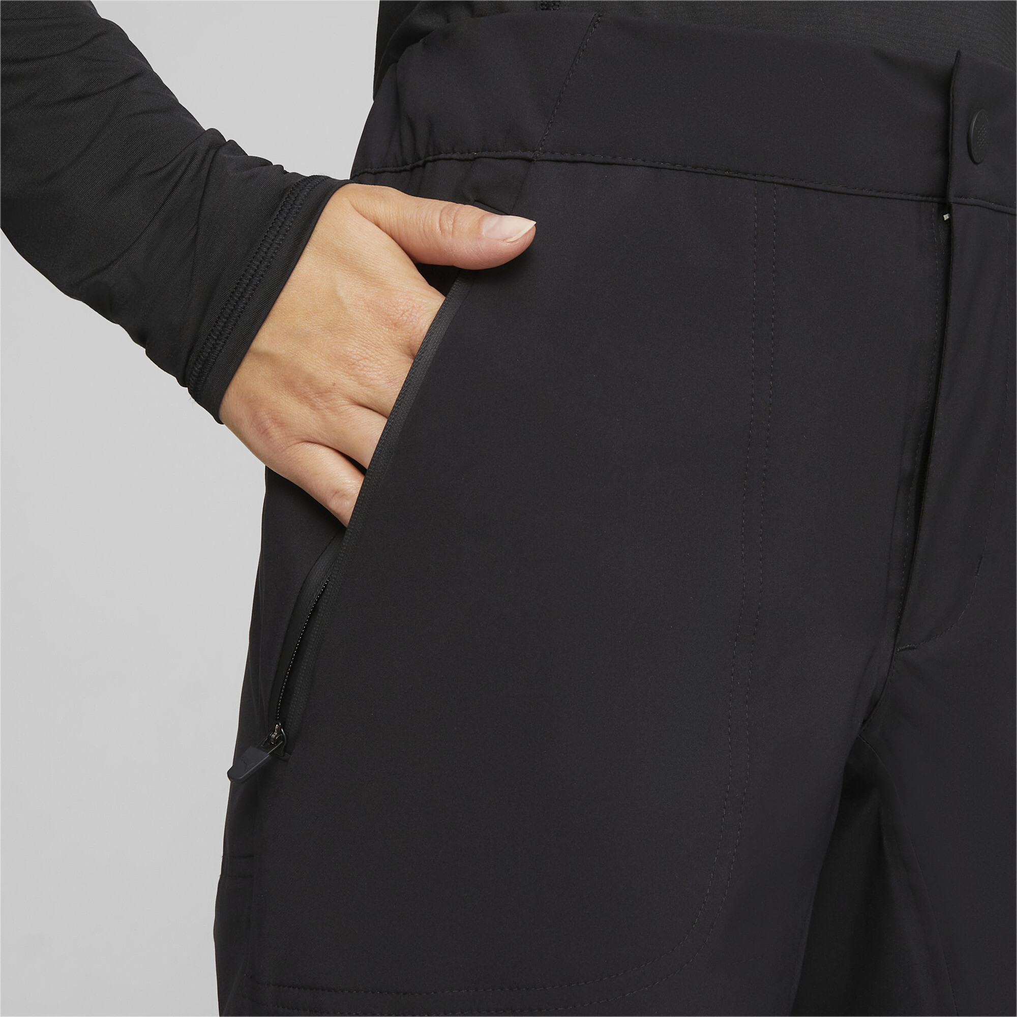 PUMA DRYLBL golfregenbroek voor Dames, Zwart, Maat L thumbnail 4