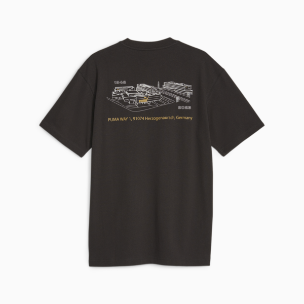 PUMA 75 Logo Celebration Men's Tee, PUMA Black, large-ZAF