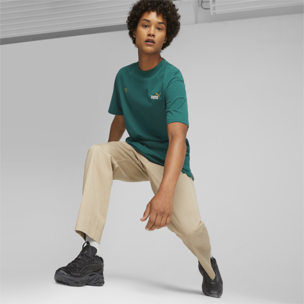 PUMA 75 Logo Celebration Men's Tee, Malachite, large-ZAF