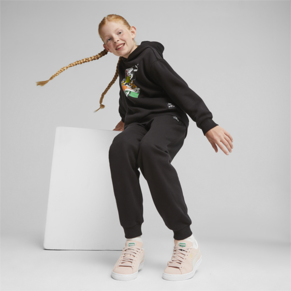 PUMA x MIRACULOUS Youth Hoodie, PUMA Black, large-ZAF