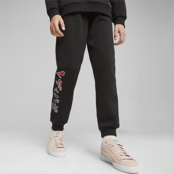 PUMA x MIRACULOUS Youth Sweatpants, PUMA Black, large-ZAF