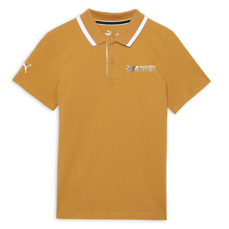 Kids PUMA BMM M Motorsport Youth Motorsport Polo in Amber size 13-14Y