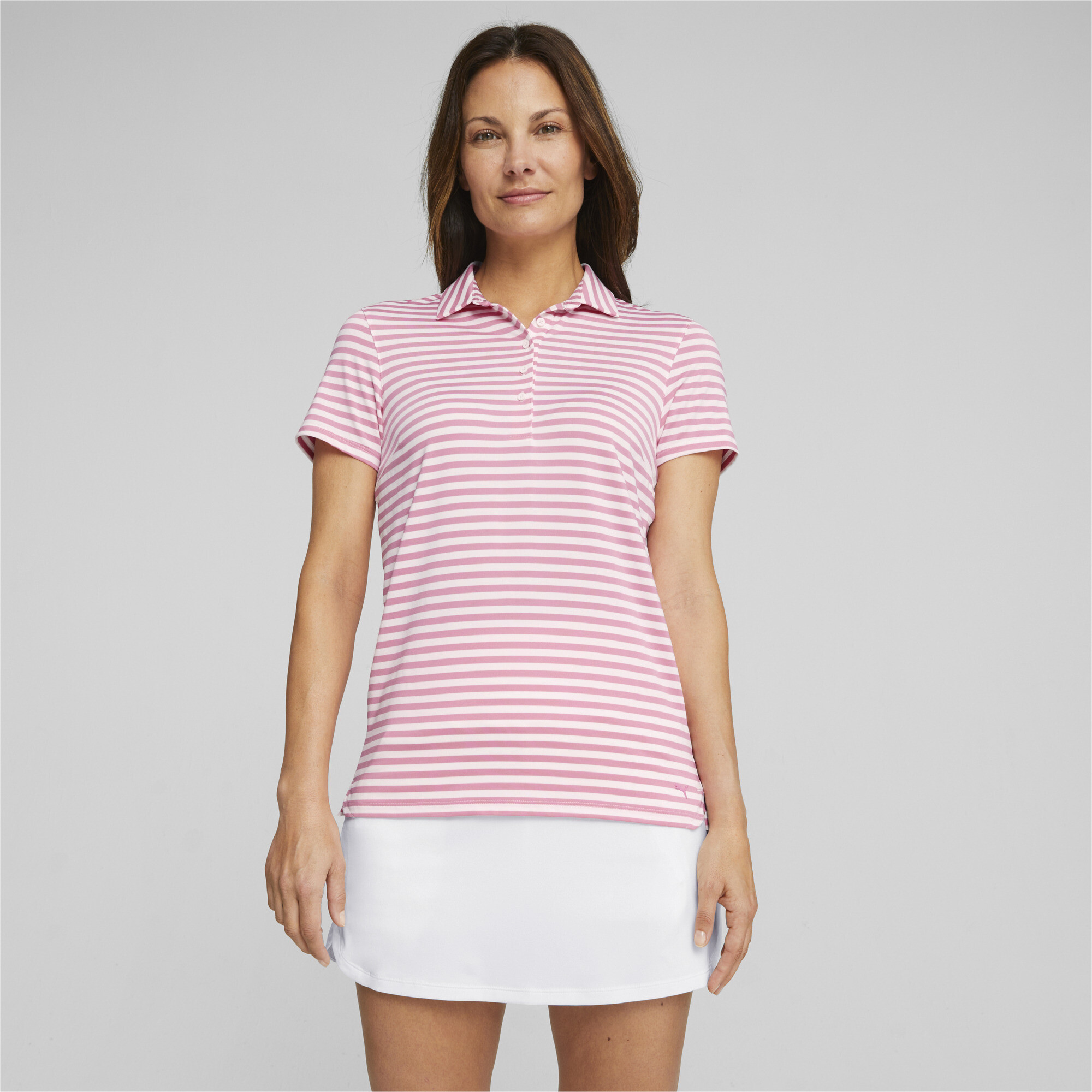Women's Puma Mattr Somer's Golf Polo T-Shirt, Pink T-Shirt, Size XL T-Shirt, Clothing