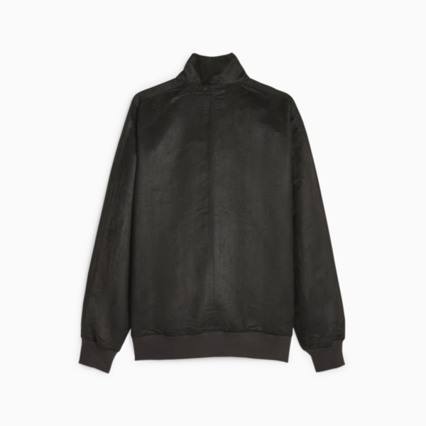 T7 SUEDE Men's Track Jacket, PUMA Black, large-ZAF