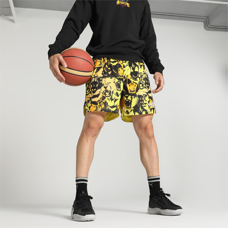 

Men's PUMA Franchise Printed Basketball Shorts