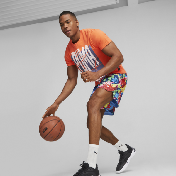 Shorts de basketball para hombre Franchise, Team Light Blue-AOP, large-ARG