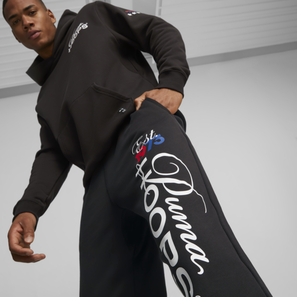 Pantalones deportivos para hombre Franchise, PUMA Black, large-ARG