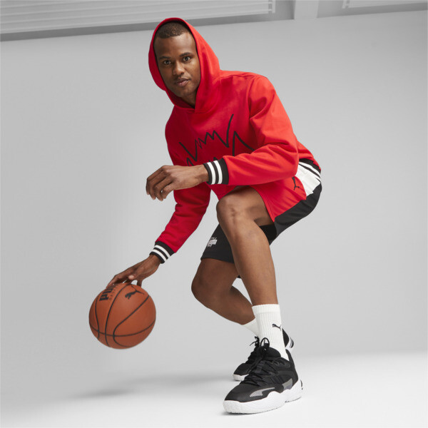 Franchise Core Men s Basketball Hoodie red PUMA