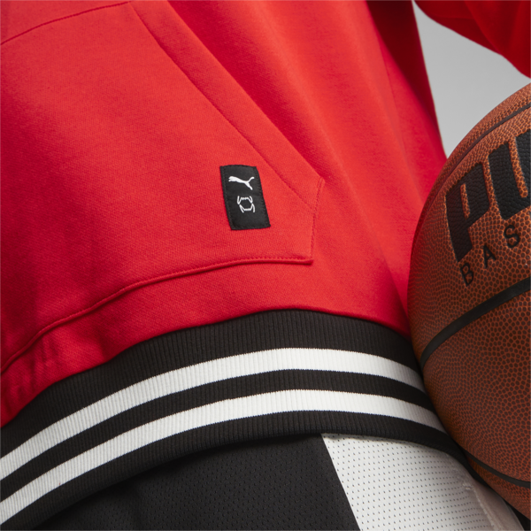 Franchise Core Men's Basketball Hoodie, For All Time Red, large-ZAF