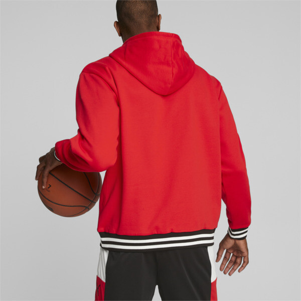 Red puma hoodie mens 2025