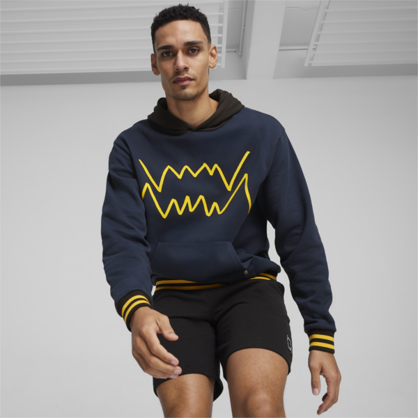 Buzo de basketball para hombre Franchise Core, Club Navy-PUMA Black, large-ARG