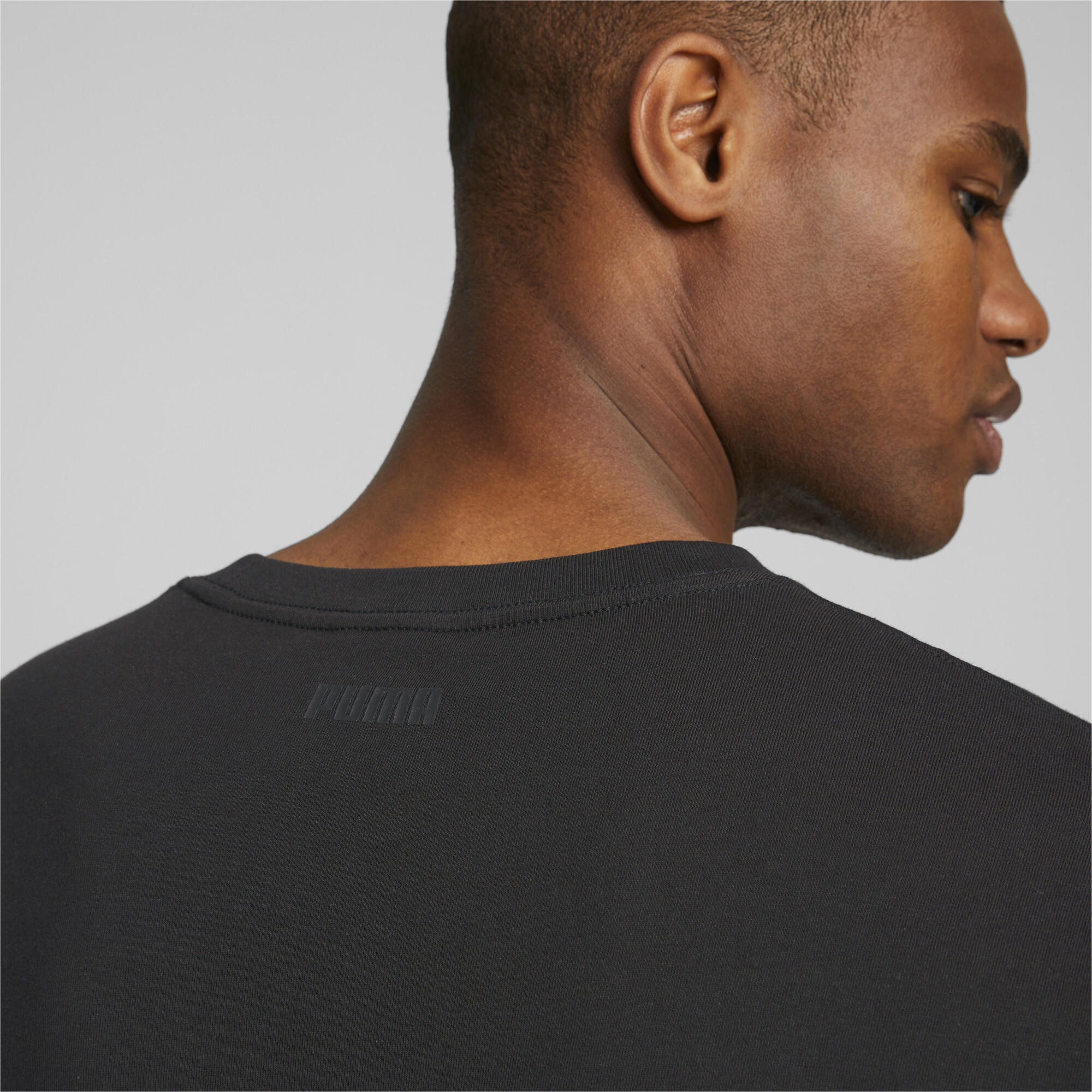 Men's Puma Franchise's Basketball Graphic T-Shirt, Black, Size XS, Clothing