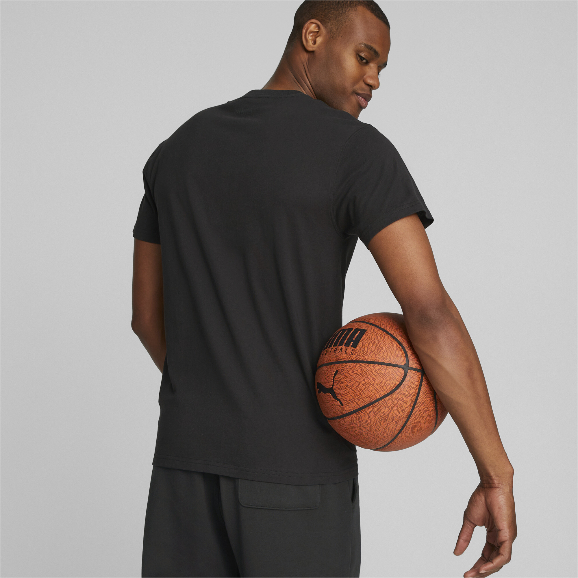 Men's Puma Franchise's Basketball Graphic T-Shirt, Black, Size XXL, Clothing