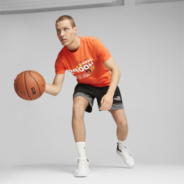 Remera de basketball para hombre Franchise orange PUMA