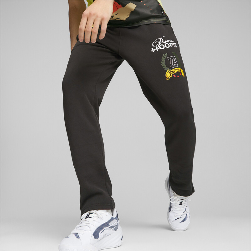Men s PUMA FRANCHISE Basketball Sweat Pants in Black size L