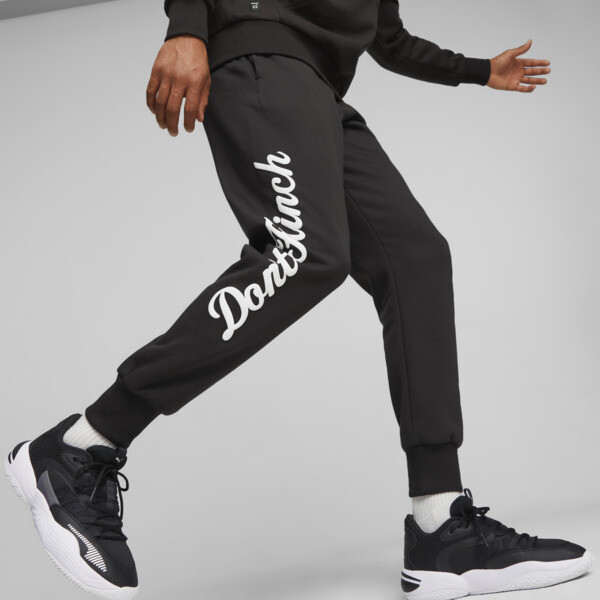 Puma Dylan Men's Basketball Sweatpants In Black