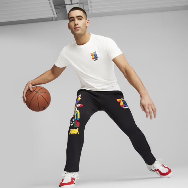 Trash Talk Men's Basketball Sweatpants, PUMA Black, large-ZAF