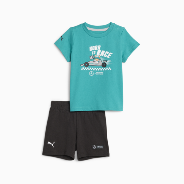 Mercedes-AMG PETRONAS Kids' Jogging Suit, Spectra Green, large-ZAF