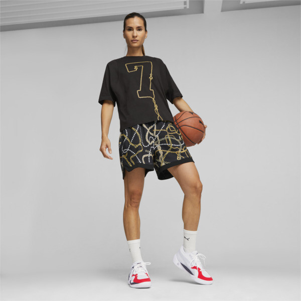 Gold Standard Women s Basketball Shorts black PUMA South Africa