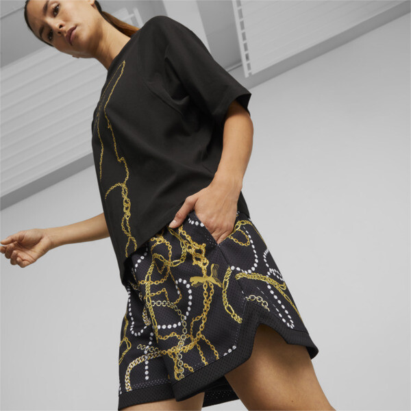 Gold Standard Women s Basketball Shorts black PUMA South Africa