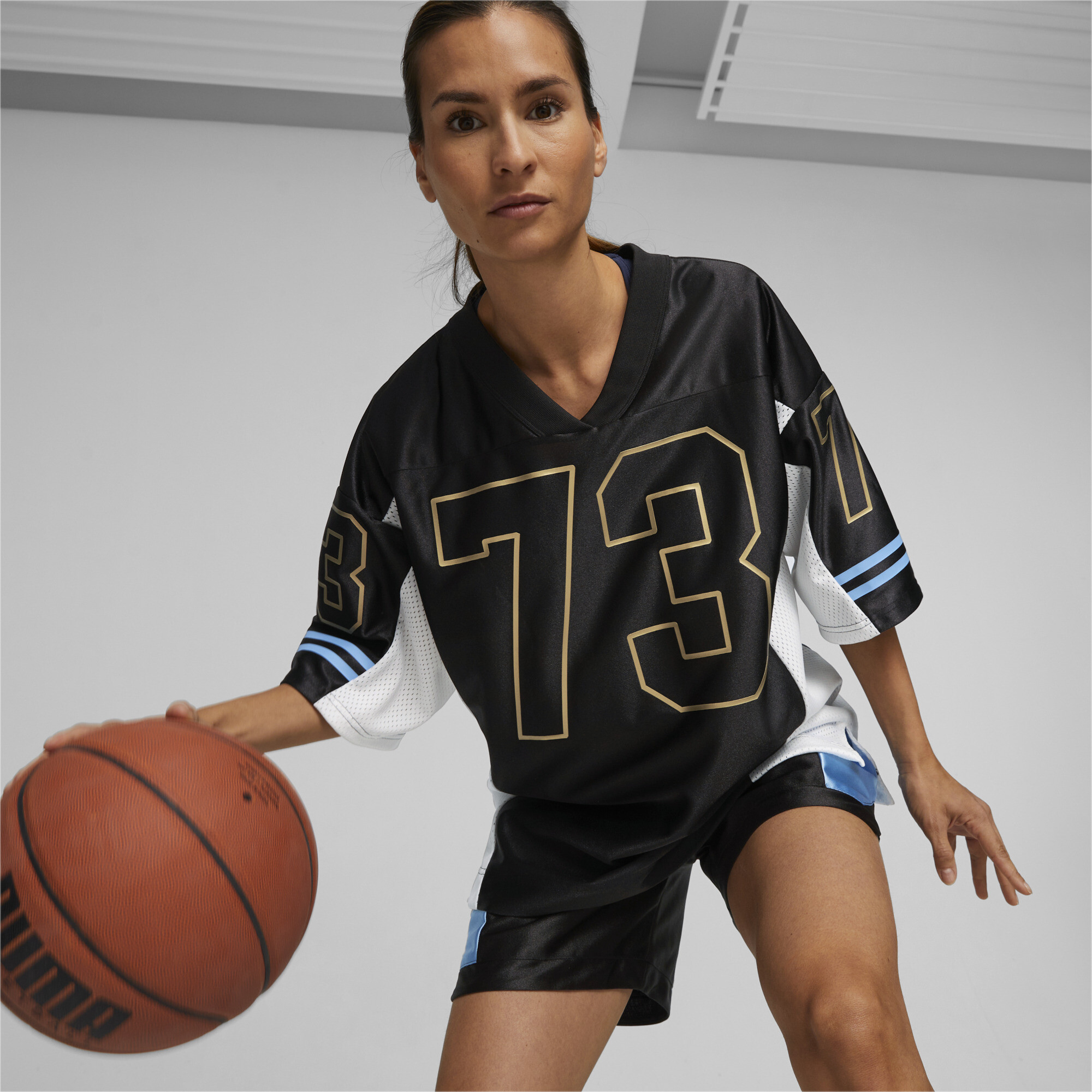 Gold Standard Women s Basketball Jersey black PUMA South Africa