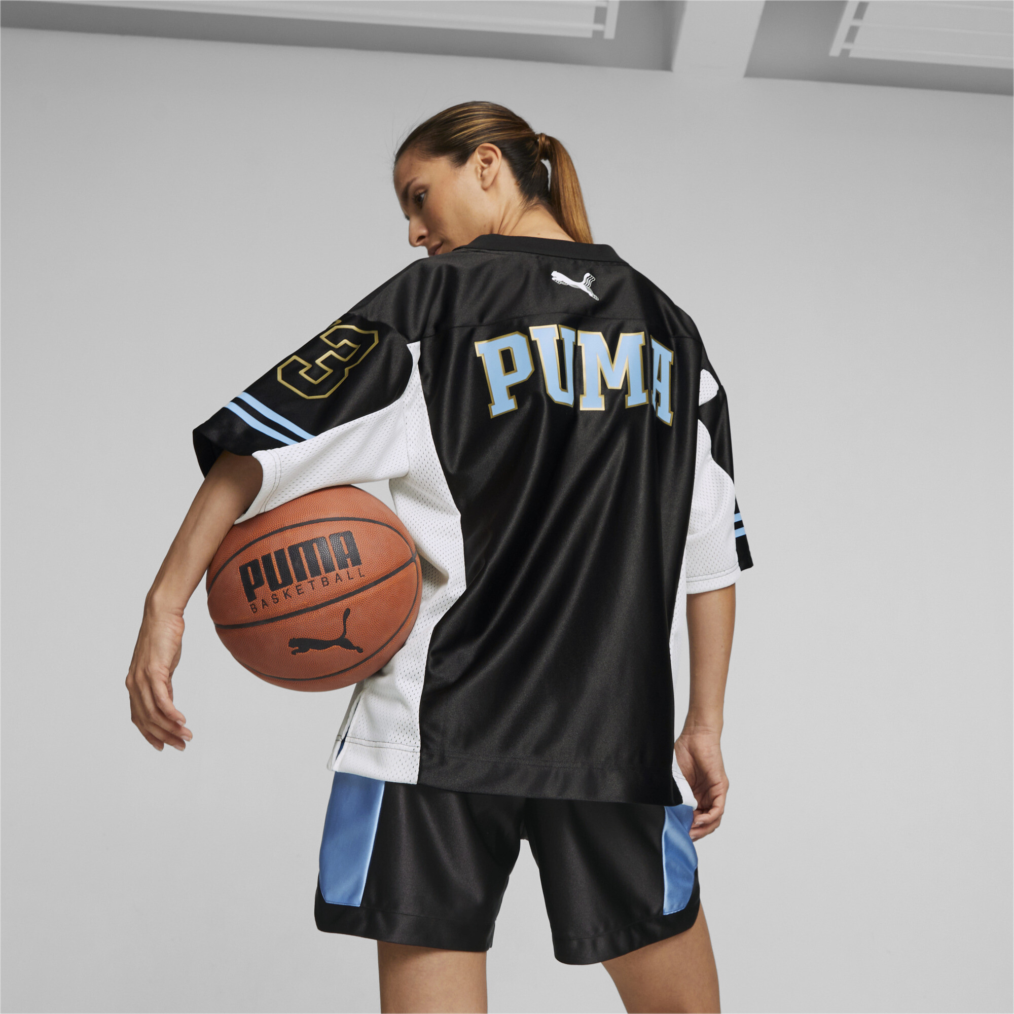 Gold Standard Women s Basketball Jersey black PUMA South Africa