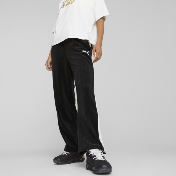 Gold Standard Women's Basketball Track Pants, PUMA Black, large-ZAF