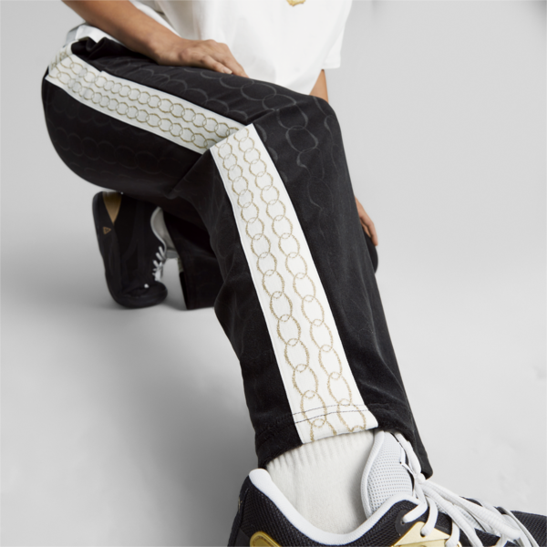 Gold Standard Women's Basketball Track Pants, PUMA Black, large-ZAF