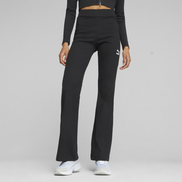 Classics Women's Flared Leggings, PUMA Black, large-ZAF