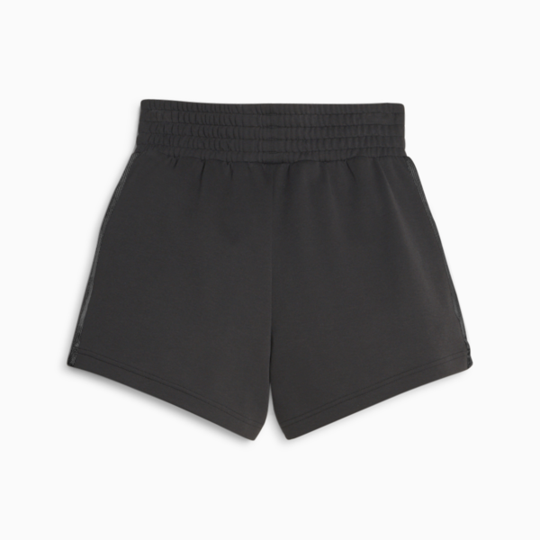 Shorts de cintura alta T7 para mujer, PUMA Black, large-ARG